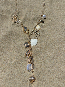 Seashell Y Necklace