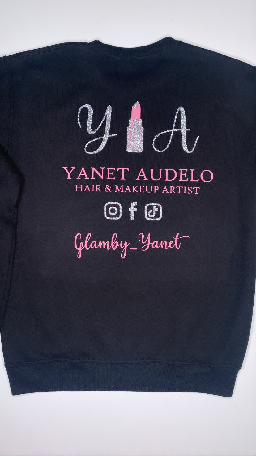 Custom Makeup Artist Crewneck Sweatshirt