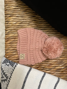 Kids One Pom Beanies