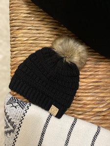 Kids Pom Beanie