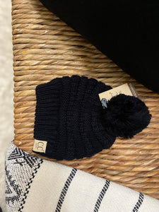 Kids One Pom Beanies