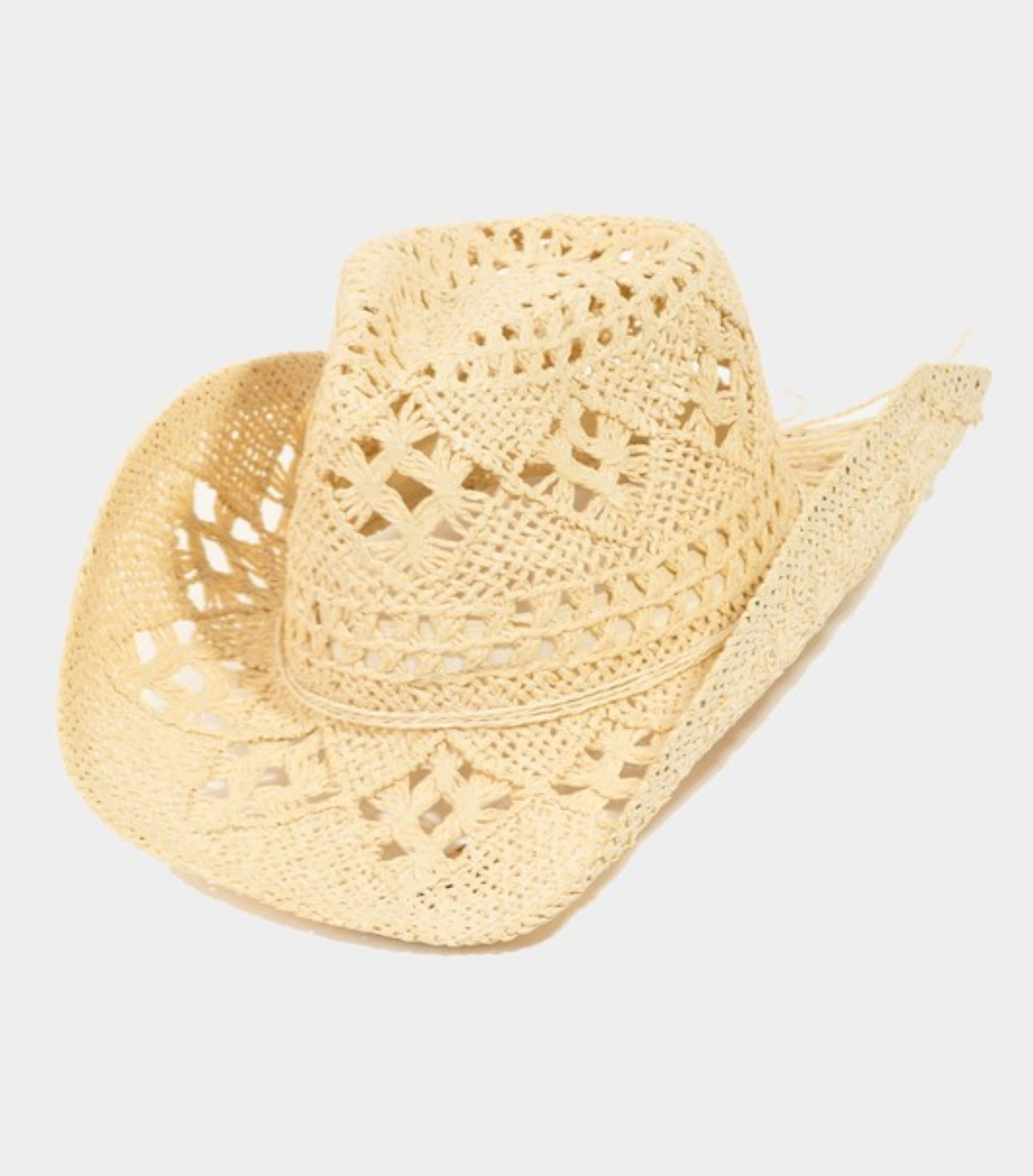 Western Braided Straw Hat