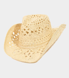 Western Braided Straw Hat