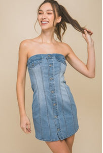 Annie Lt. Denim Dress