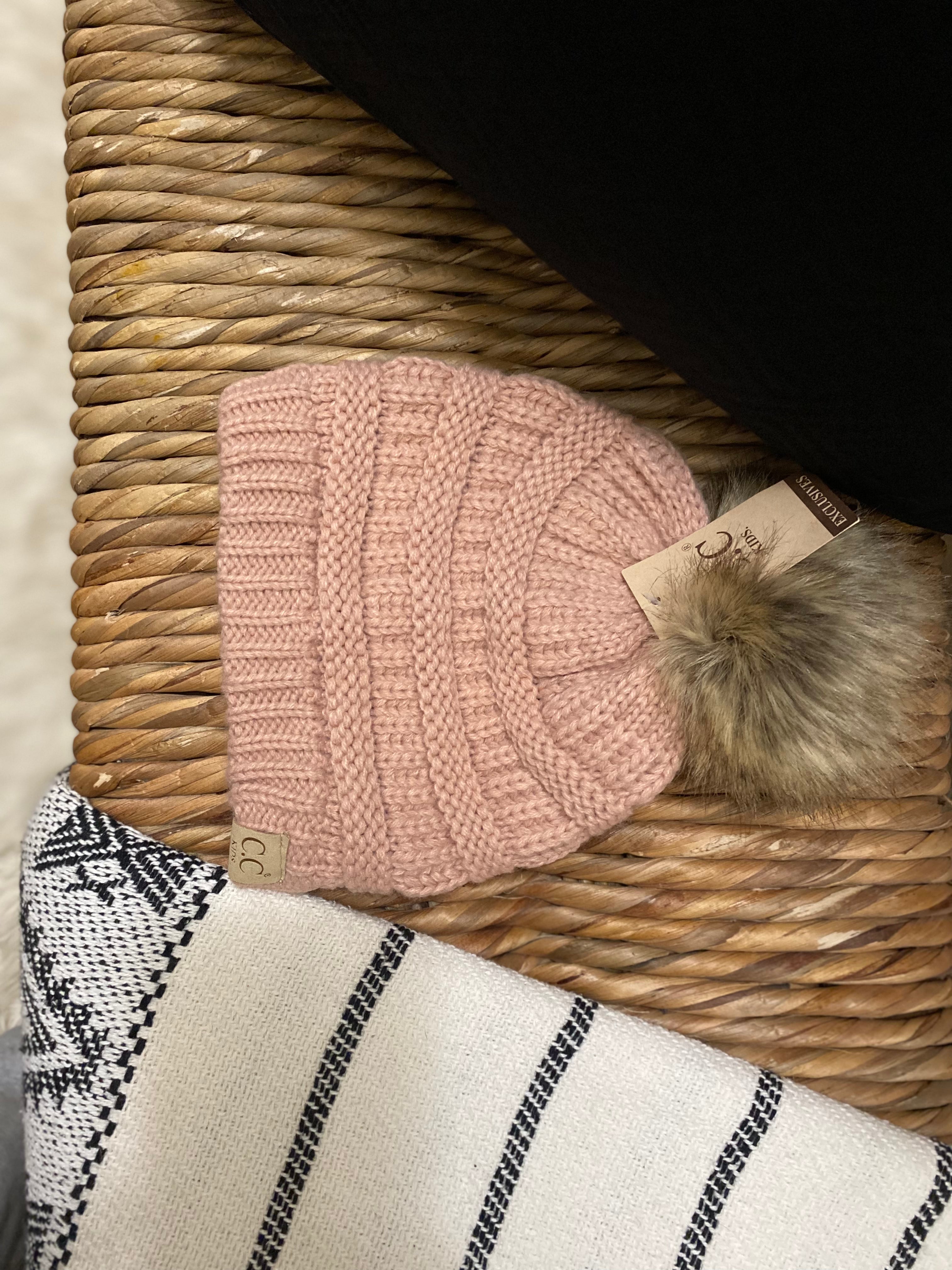 Kids Pom Beanie