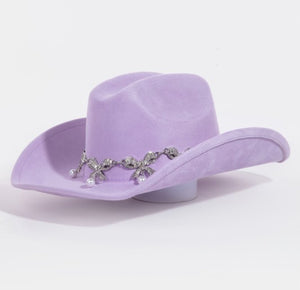 Western Bow & Pearl Hat