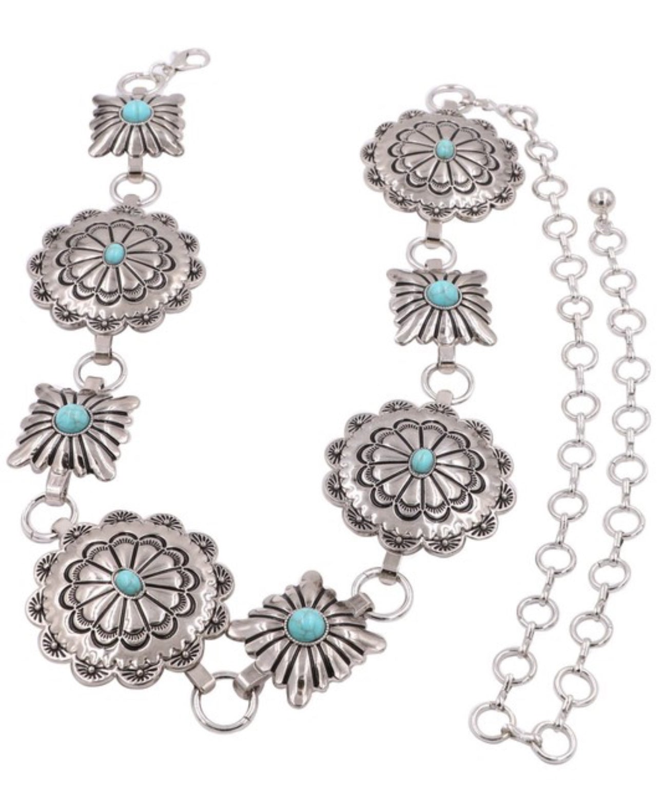 Amy concho chain belt