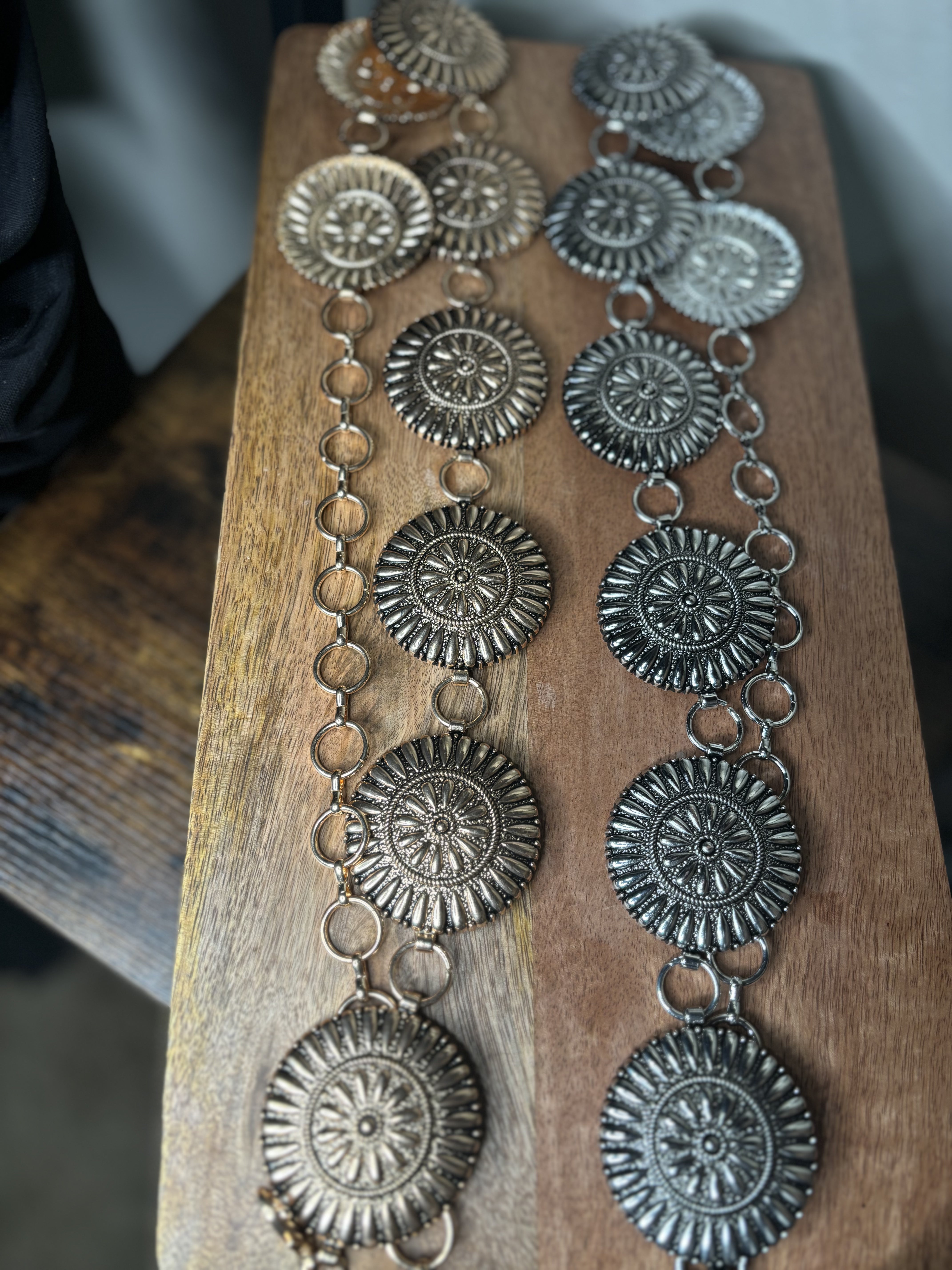 Julia circle concho belt