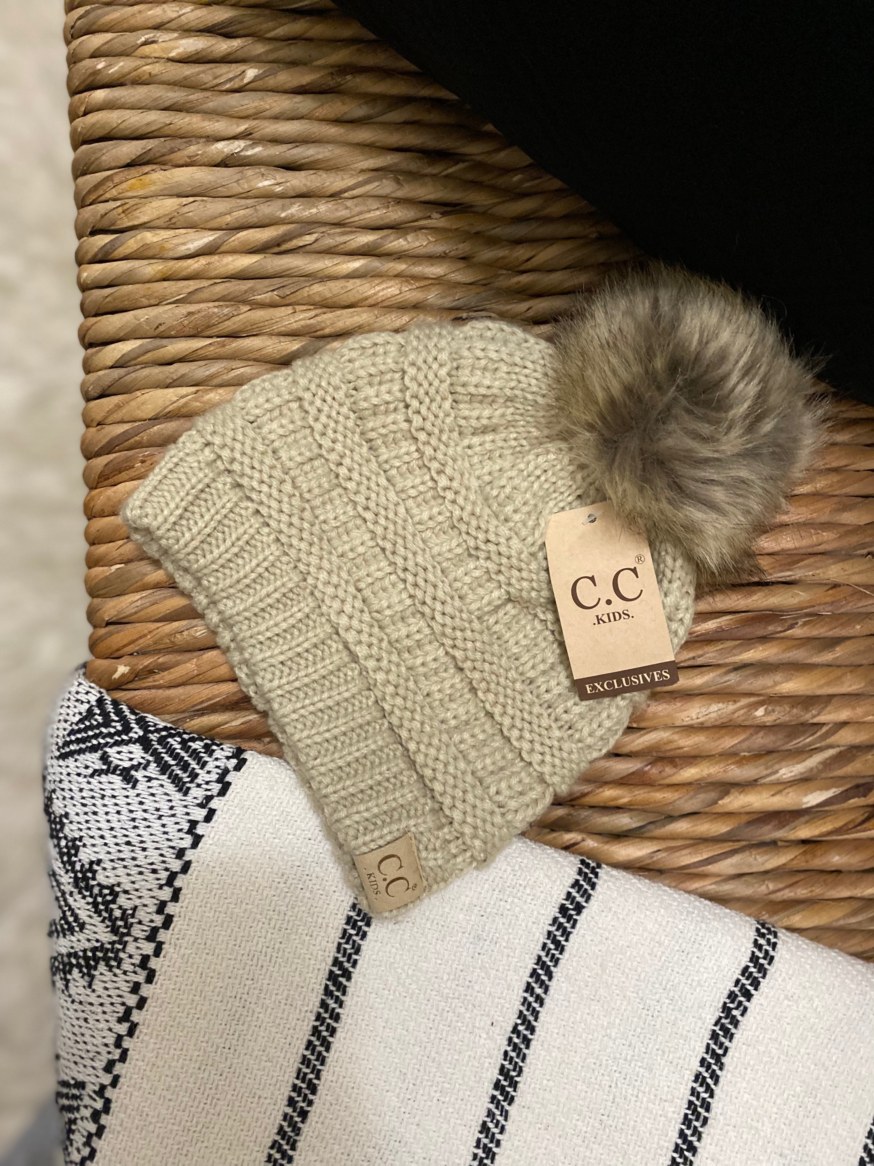Kids Pom Beanie