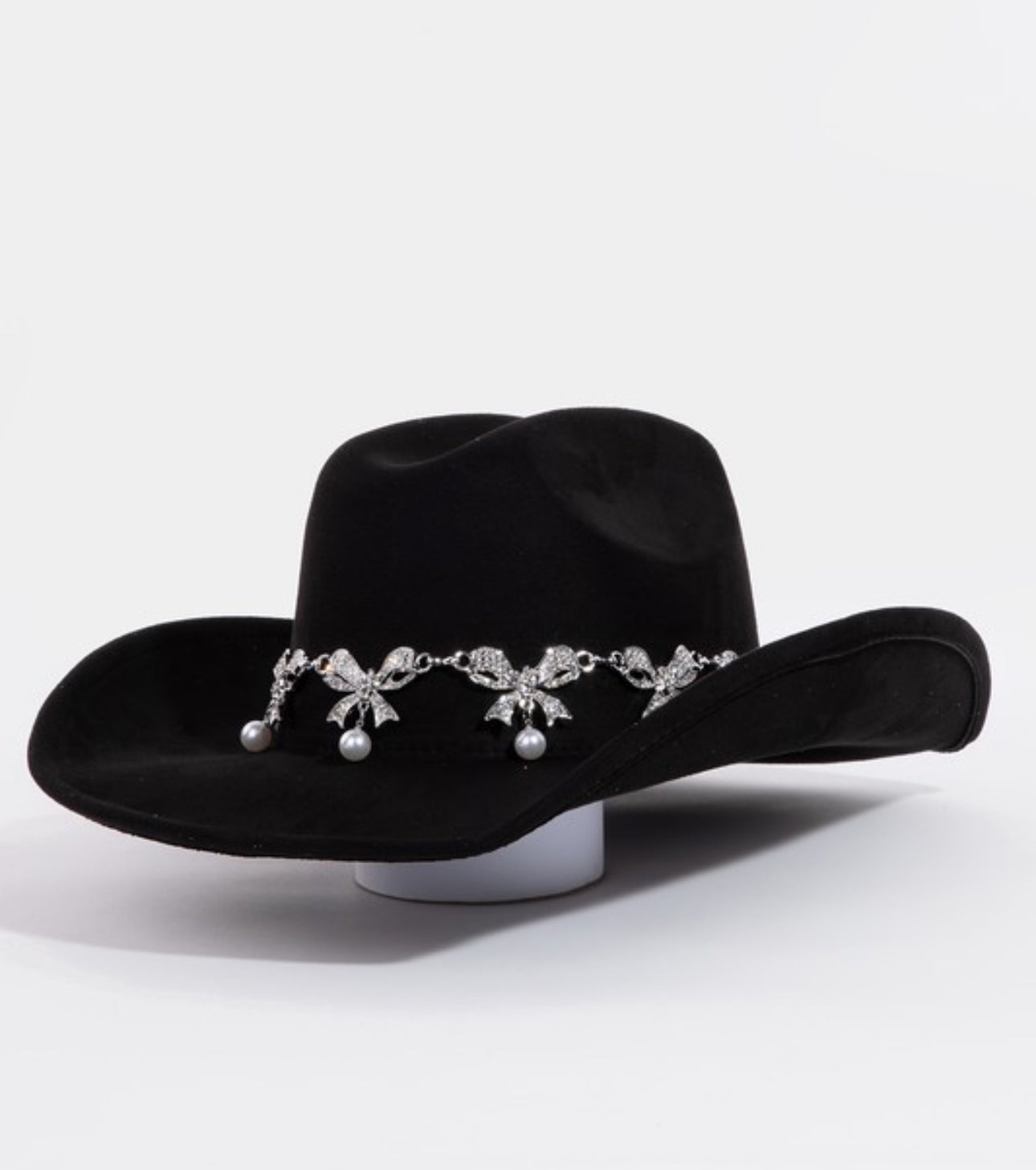 Western Bow & Pearl Hat