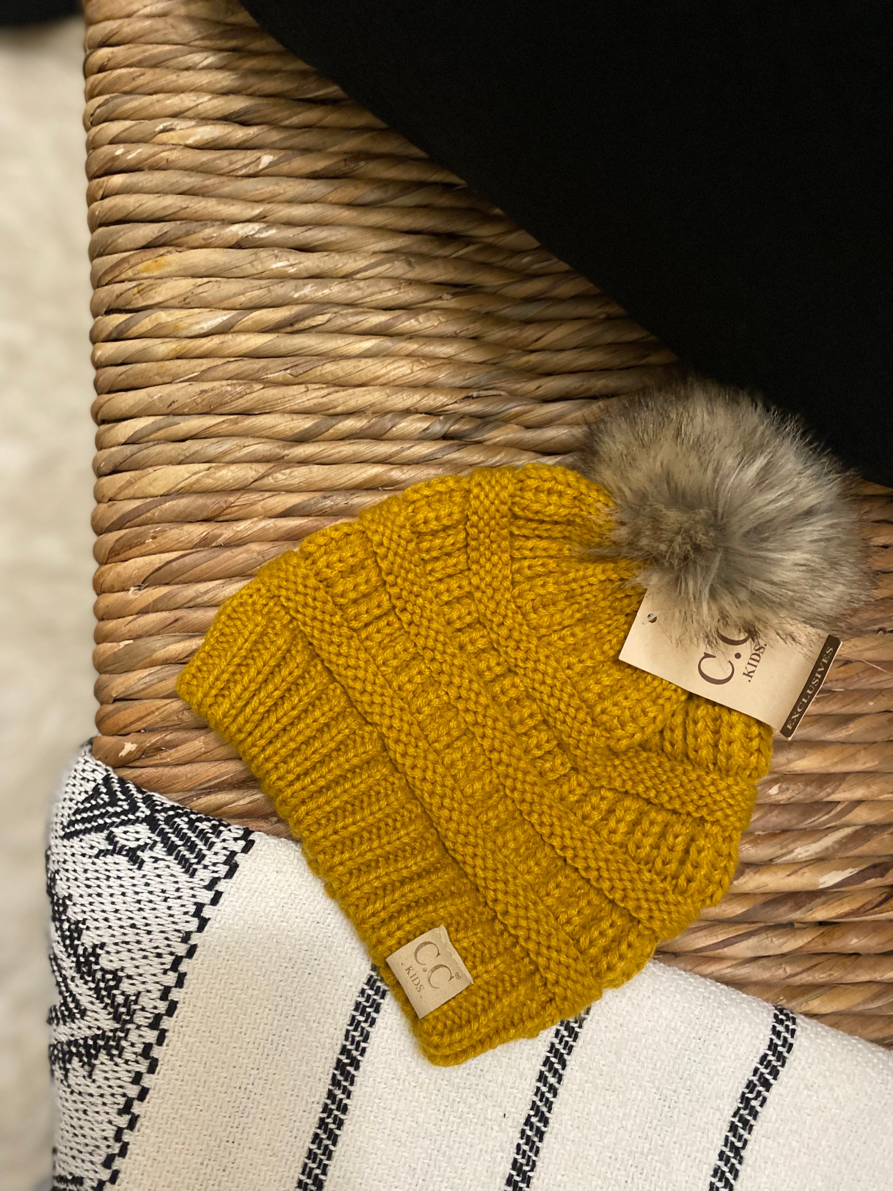 Kids Pom Beanie