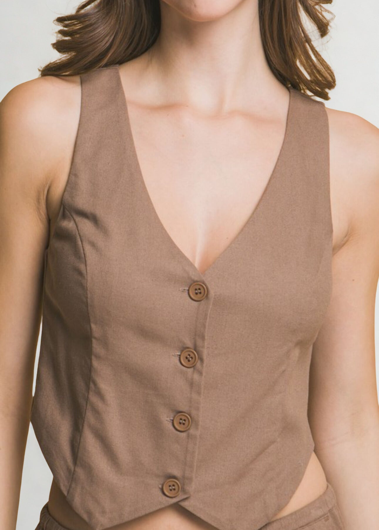 Nicole Button Down Vest