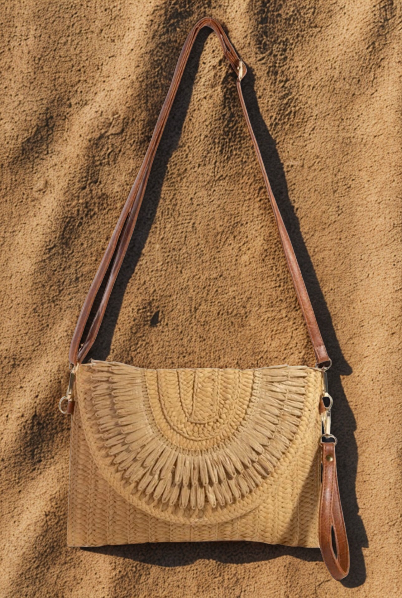 Braided Clutch Bag