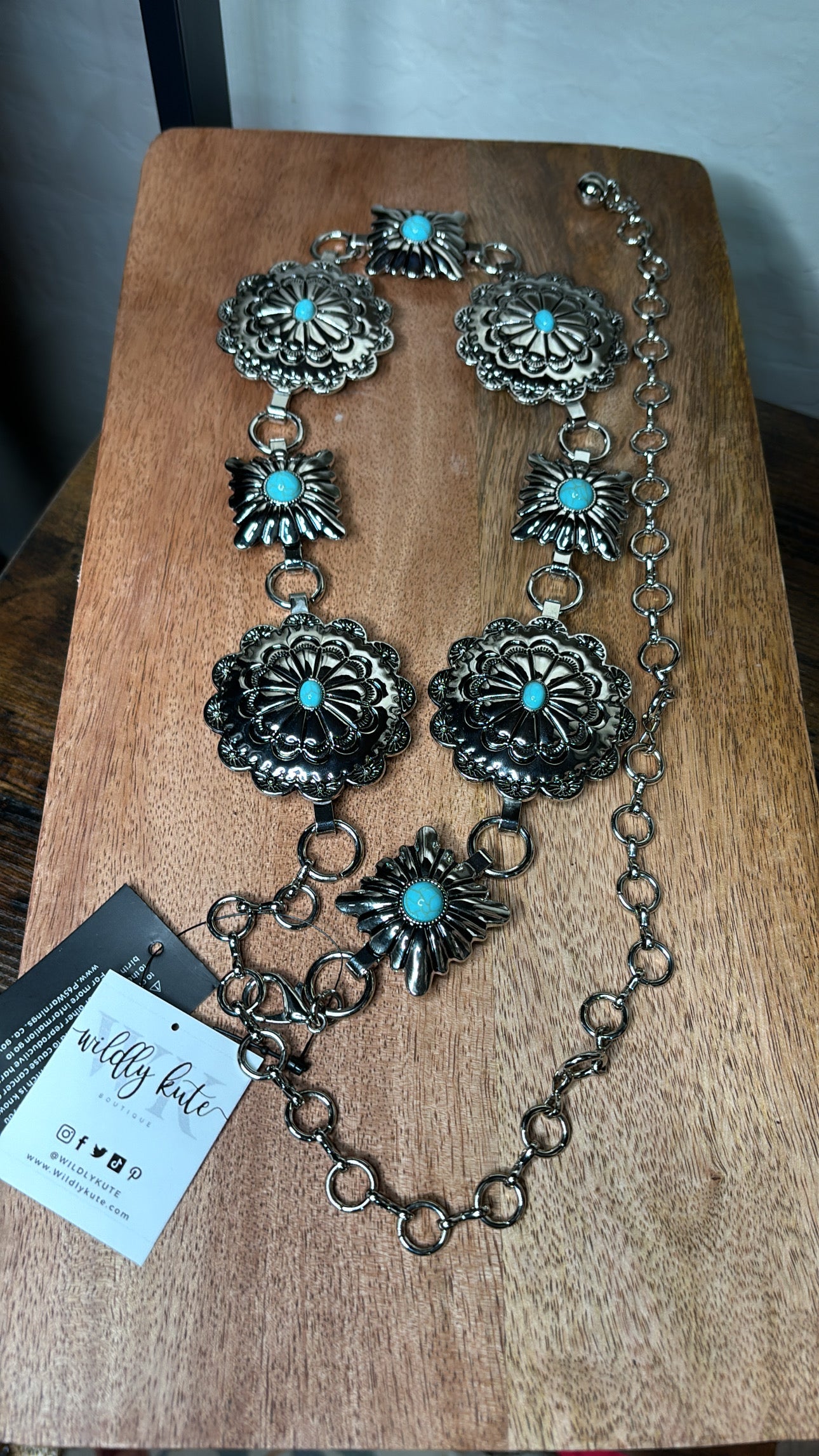 Amy concho chain belt