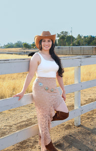 Sarah Ruffle Lace Skirt
