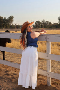 Destiny Textured Maxi Skirt