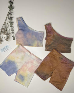 WK Tie-Dye Biker Set