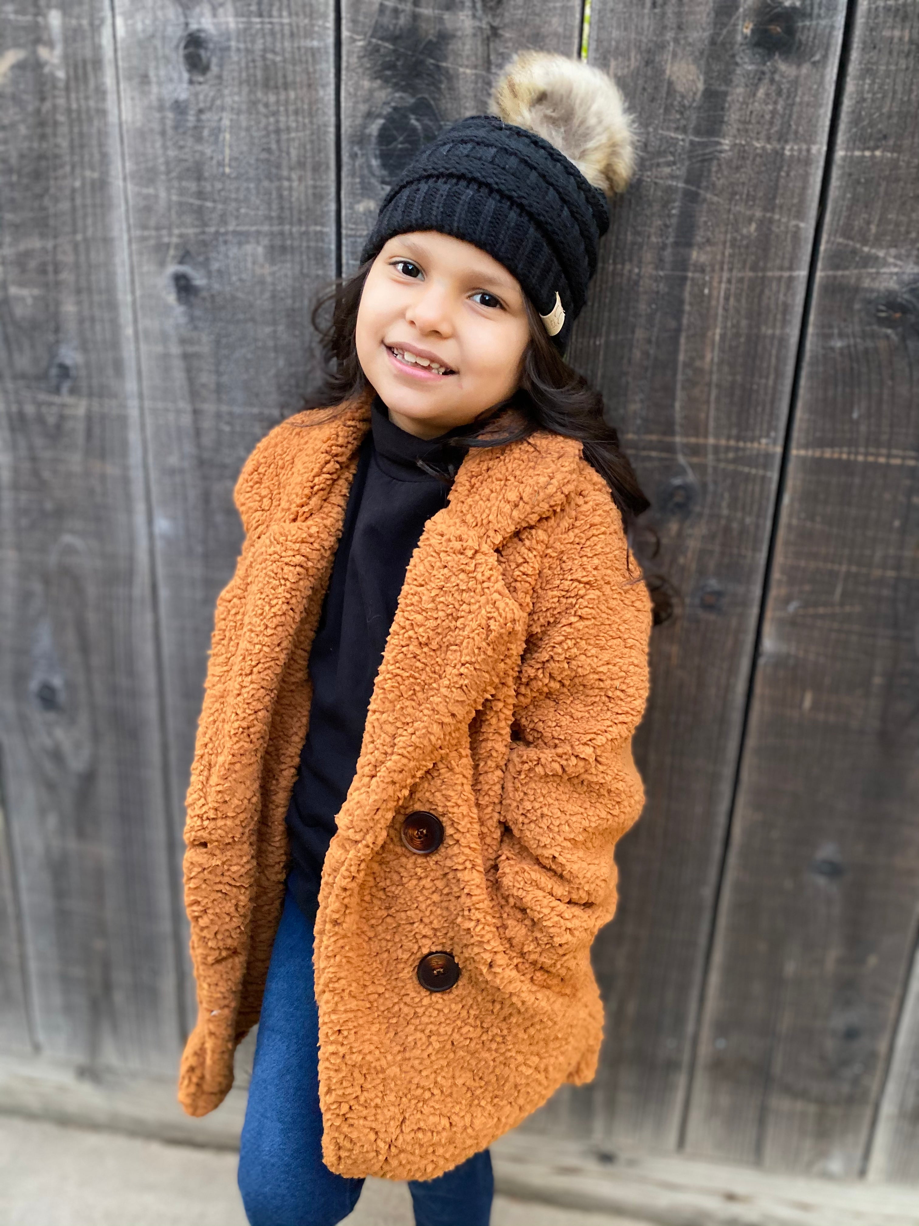 Kids Pom Beanie