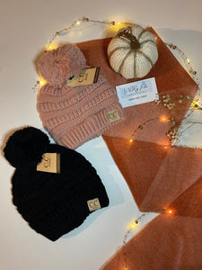 Kids One Pom Beanies