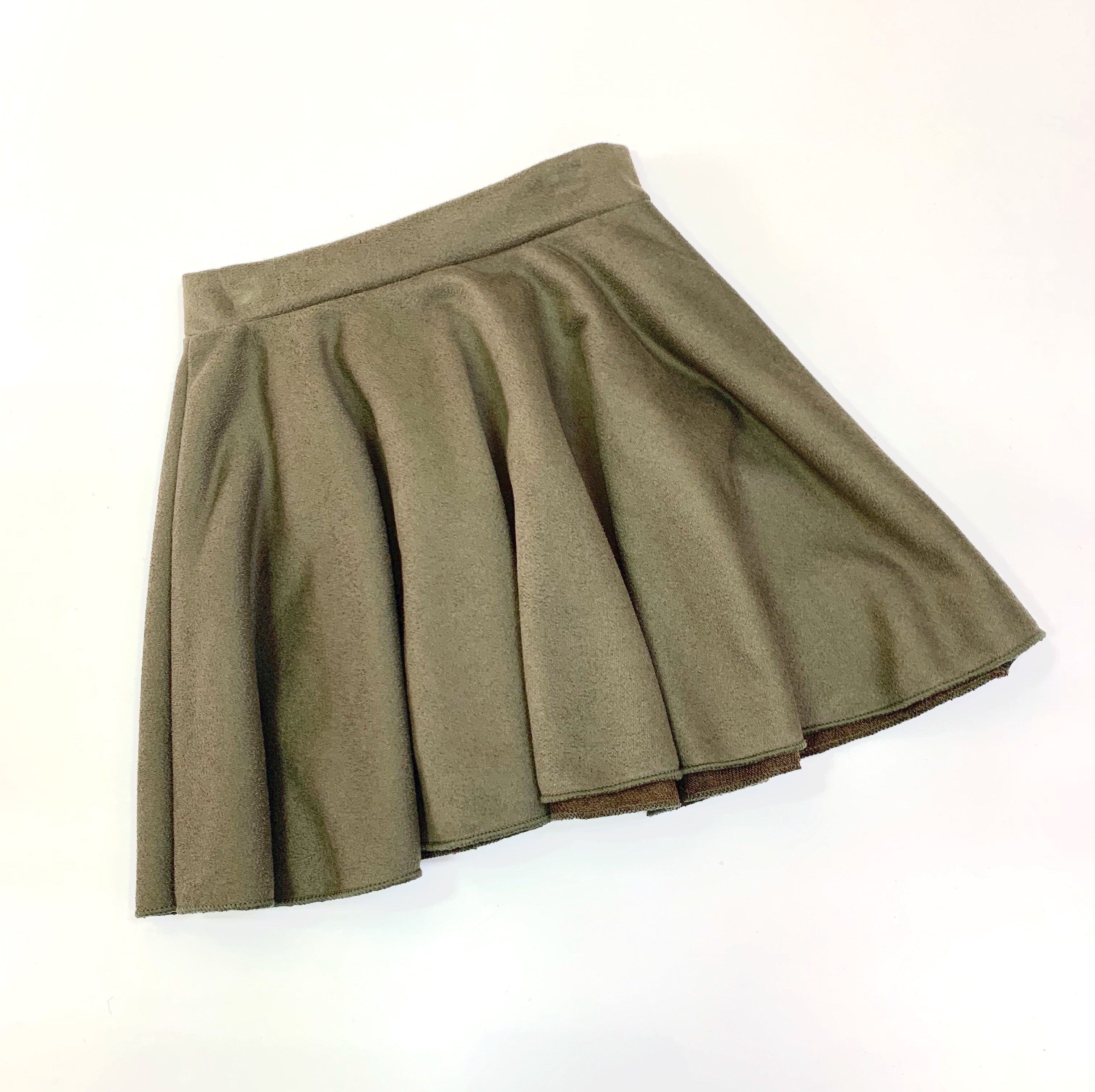 Suede Skater skirt